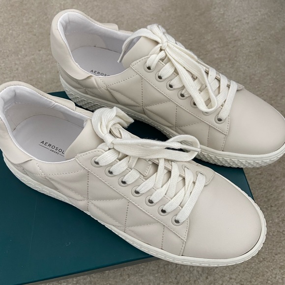 New in Box - Aerosoles Eve Off-White Sneakers Size 8 - Picture 2 of 6
